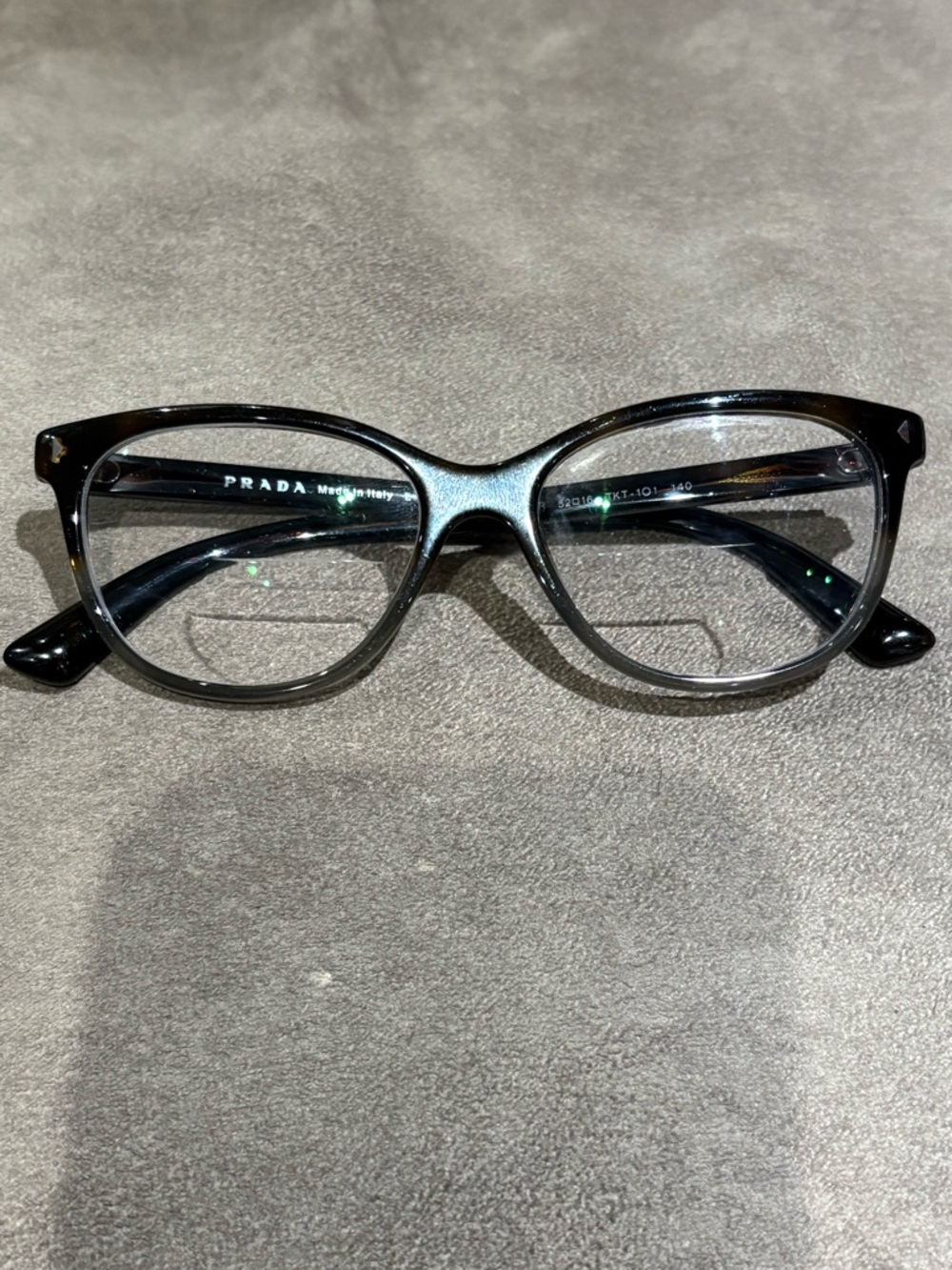 Prada Black Cat-Eye Optical Frames